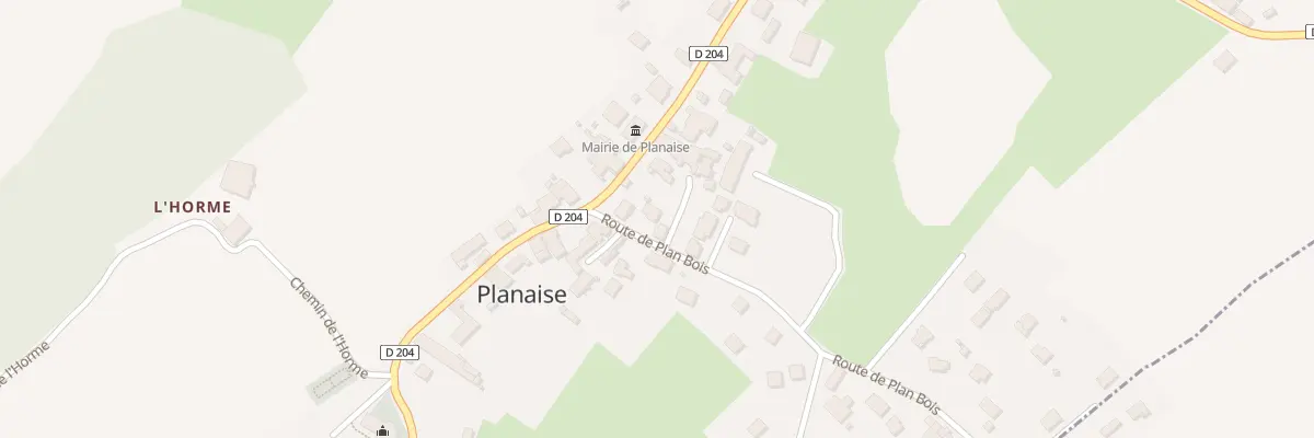 Plan du 15 Imp des Teppes à Planaise