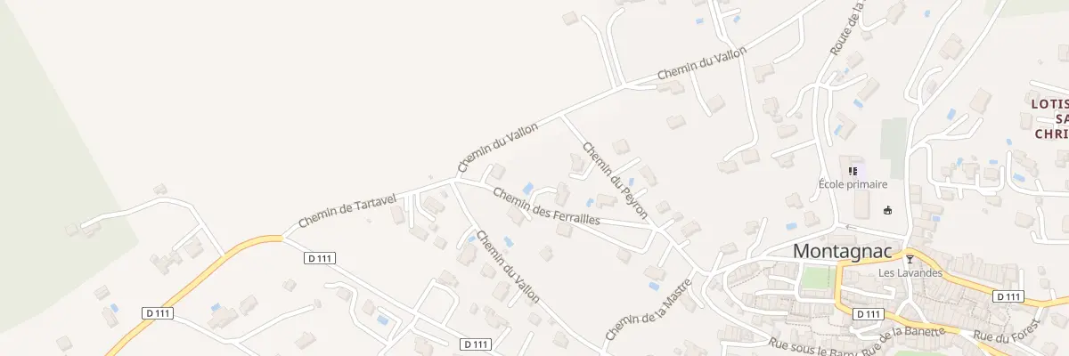Plan du 7110 Les Ferrailles à Montagnac-Montpezat