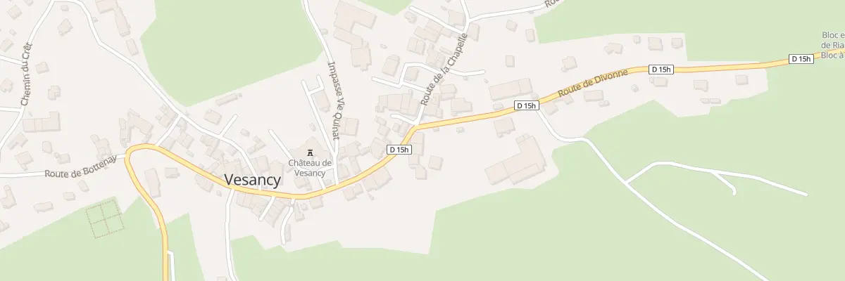 Plan du 4 Rte de Divonne à Vesancy