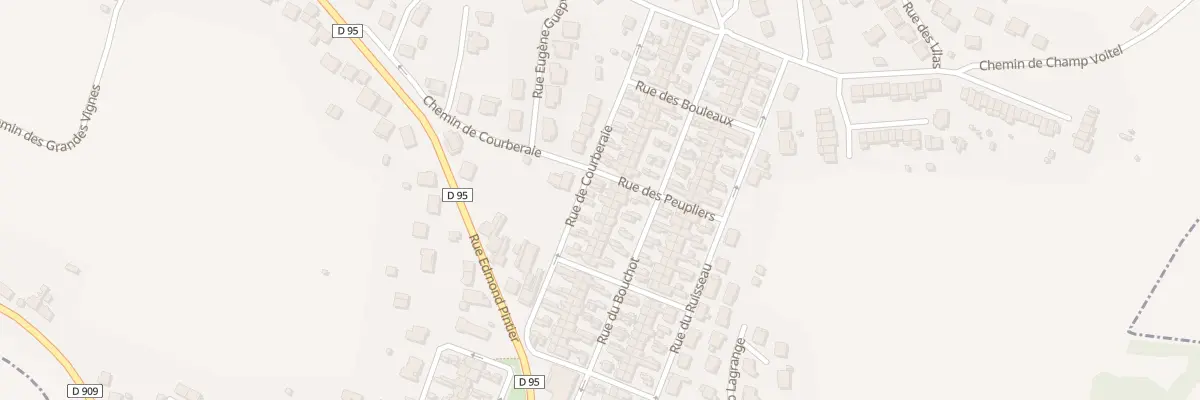 Plan du 36 Rue de Courberaie à Chaligny