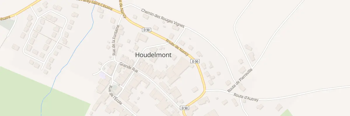 Plan du 9 Rte de Nancy à Houdelmont