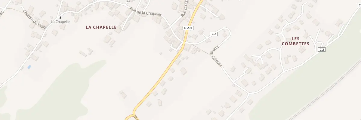 Plan du 341 Rue du Mont Charvet à Cruet