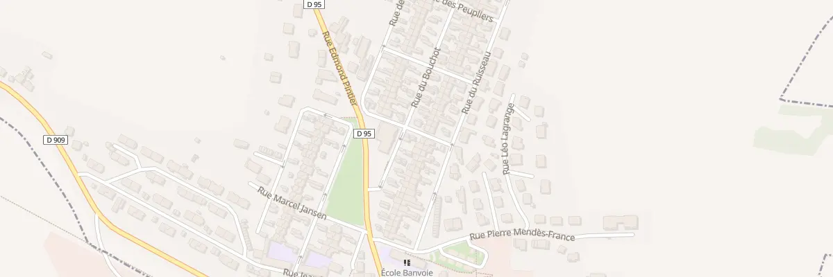Plan du 36 Rue du Bouchot à Chaligny