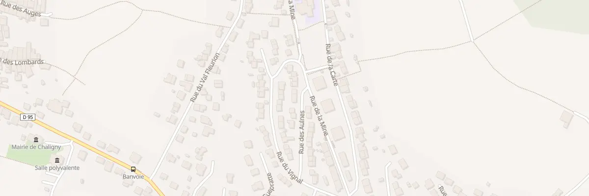 Plan du 7 Rue des Aulnes à Chaligny