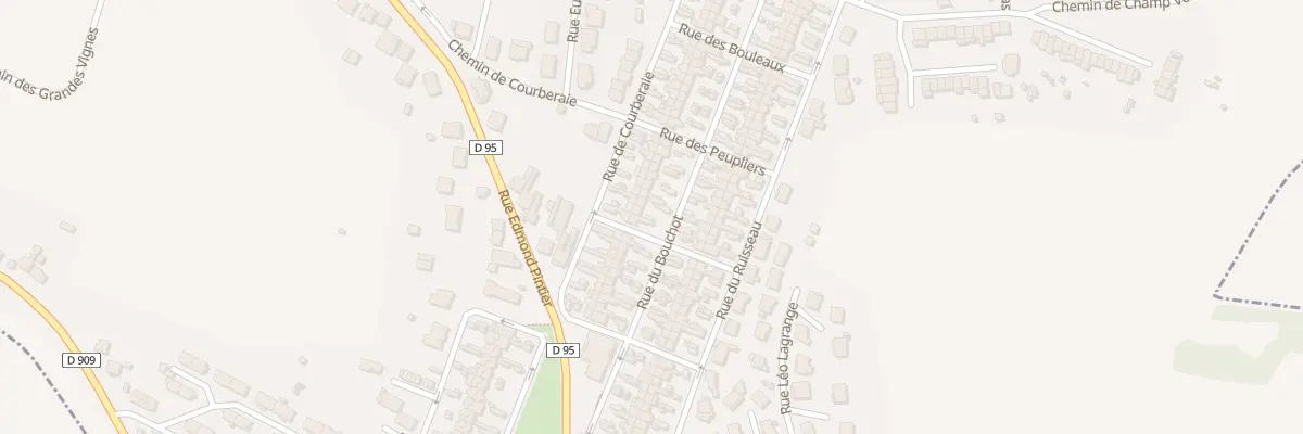 Plan du 23 Rue du Bouchot à Chaligny