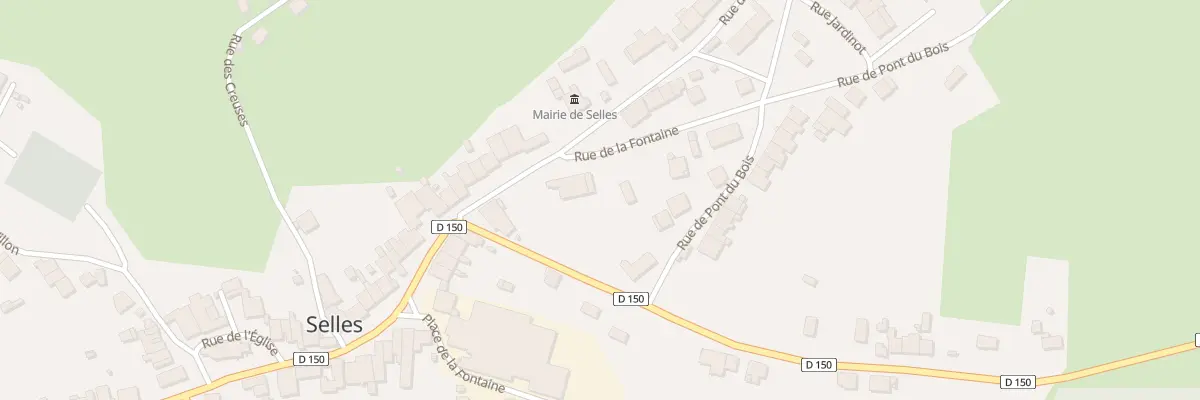 Plan du 2 Rue de la Fontaine à Selles