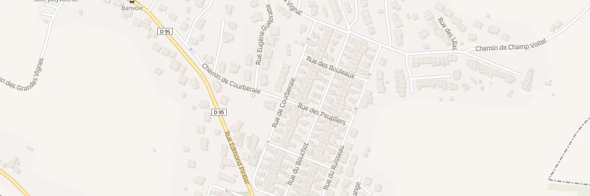 Plan du 42 Rue de Courberaie à Chaligny
