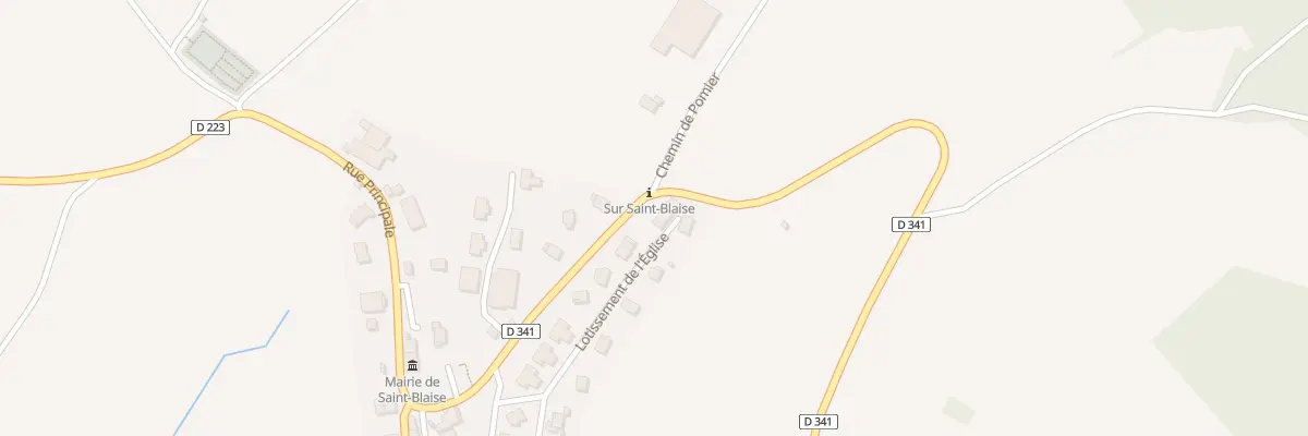 Plan du 266 Rte du Saleve à Saint-Blaise