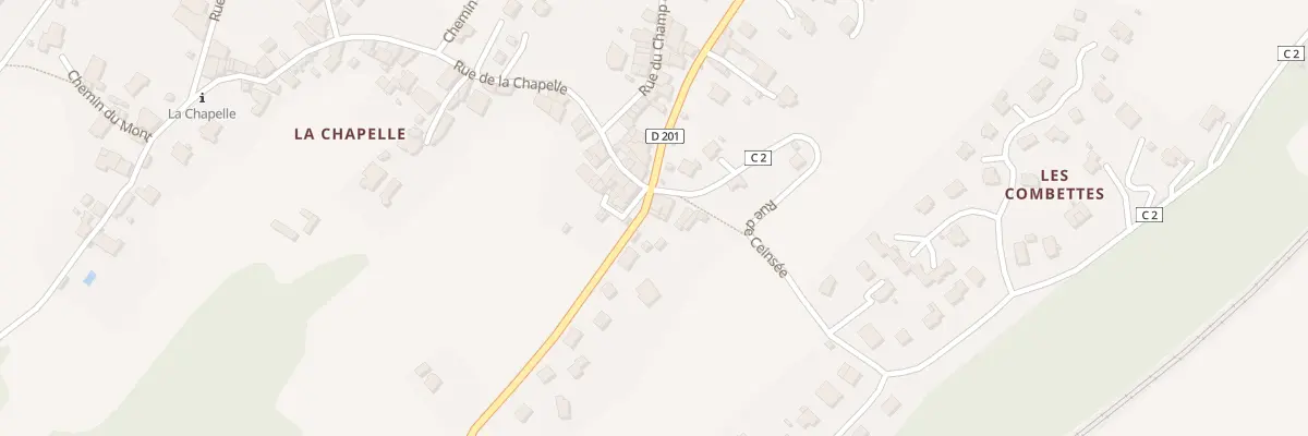 Plan du 311 Rue du Mont Charvet à Cruet