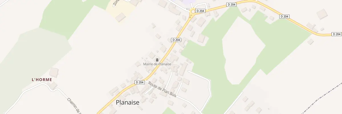 Plan du 1340 Rte des Allobroges à Planaise