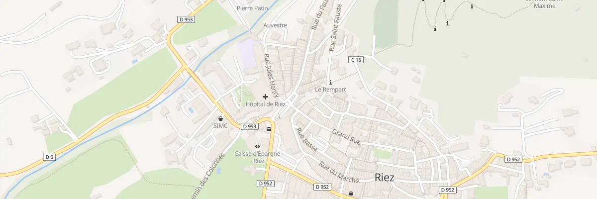 Plan du 5327 Rue de l’Horloge à Riez