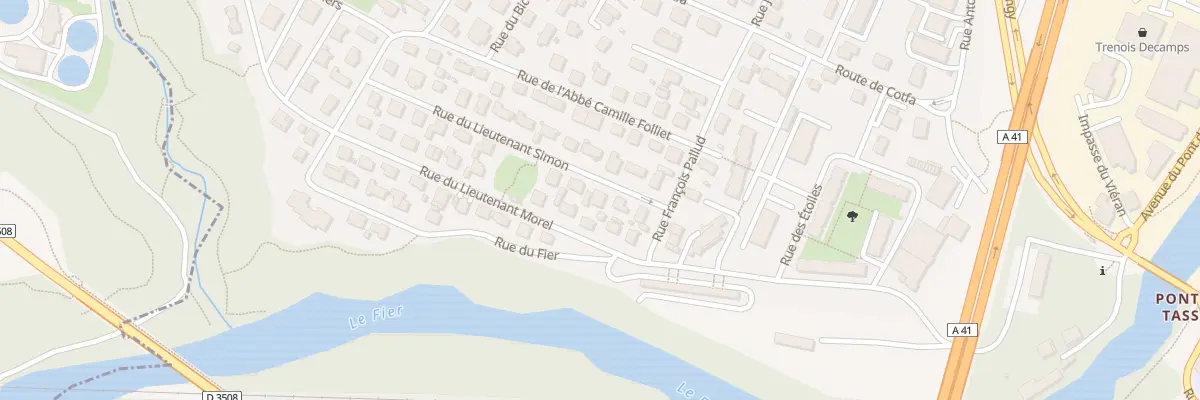 Plan du 18 Rue du Lieutenant Simon à Annecy