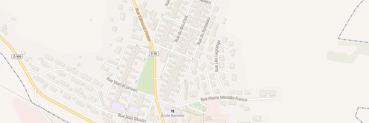 Plan du 33 Rue du Ruisseau à Chaligny