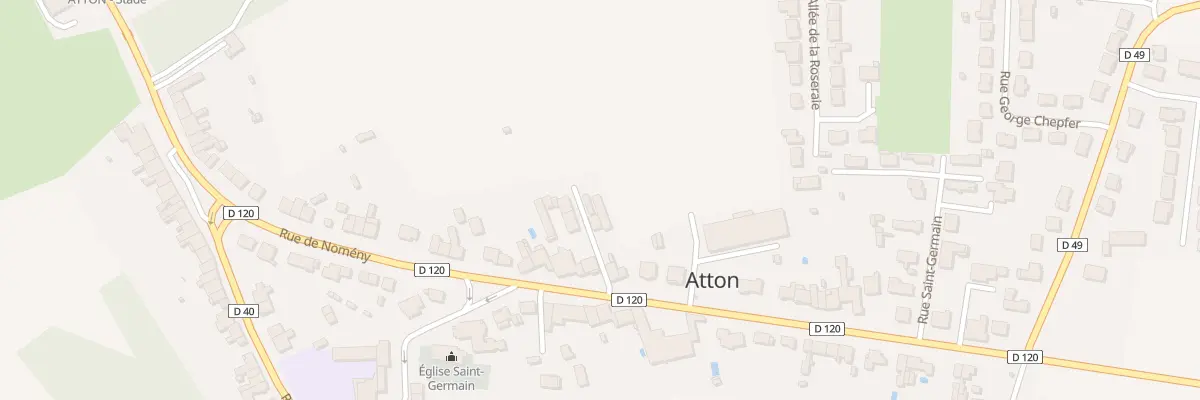 Plan du 61 Rue de Nomeny à Atton