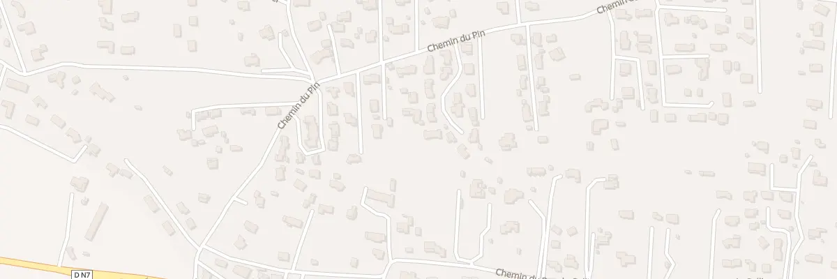 Plan du 386A Che du Pin à Brignoles