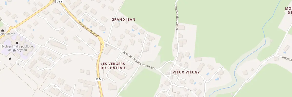 Plan du 8 Che Au Boule à Annecy