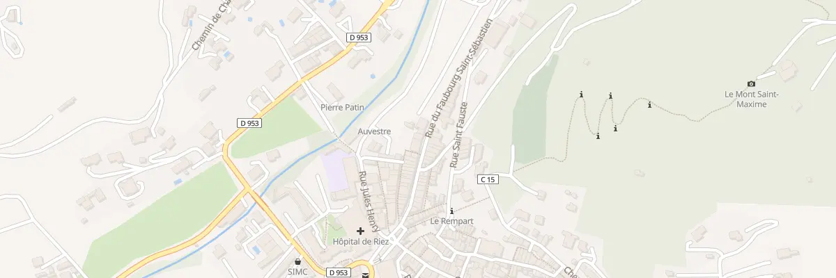 Plan du 5293 Rue du Fbg Saint Sebastien à Riez