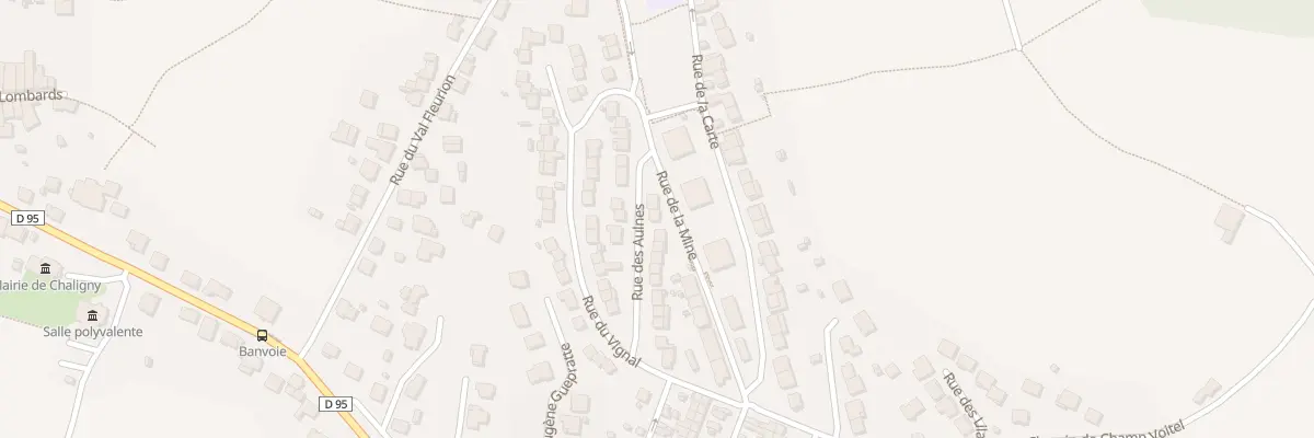 Plan du 22 Rue des Aulnes à Chaligny