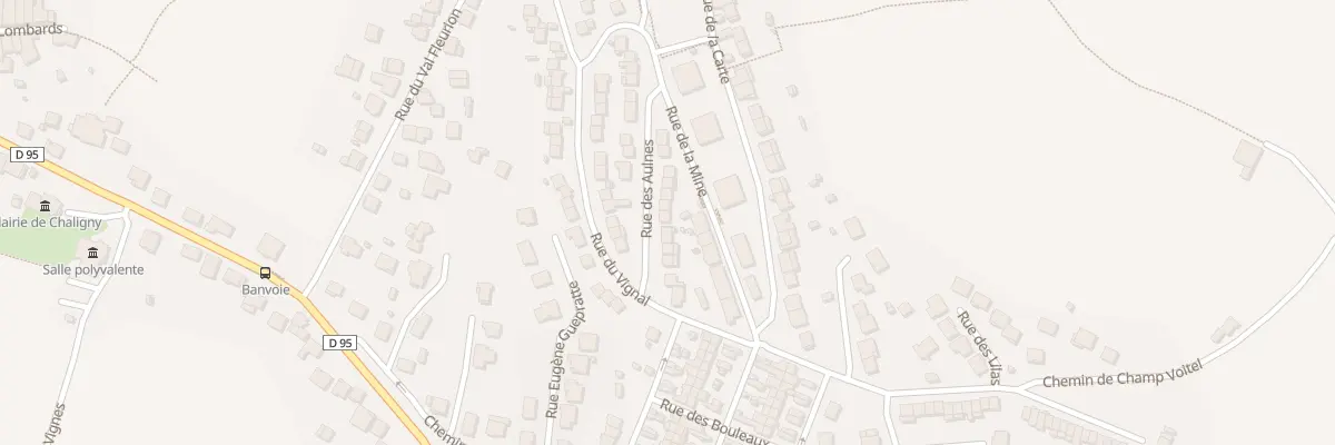 Plan du 12 Rue des Aulnes à Chaligny