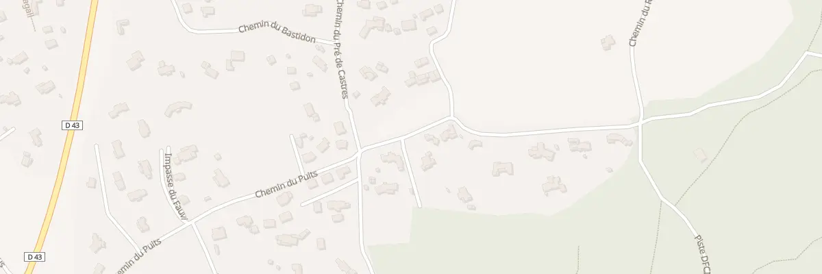 Plan du 688 Che du Puits à Forcalqueiret
