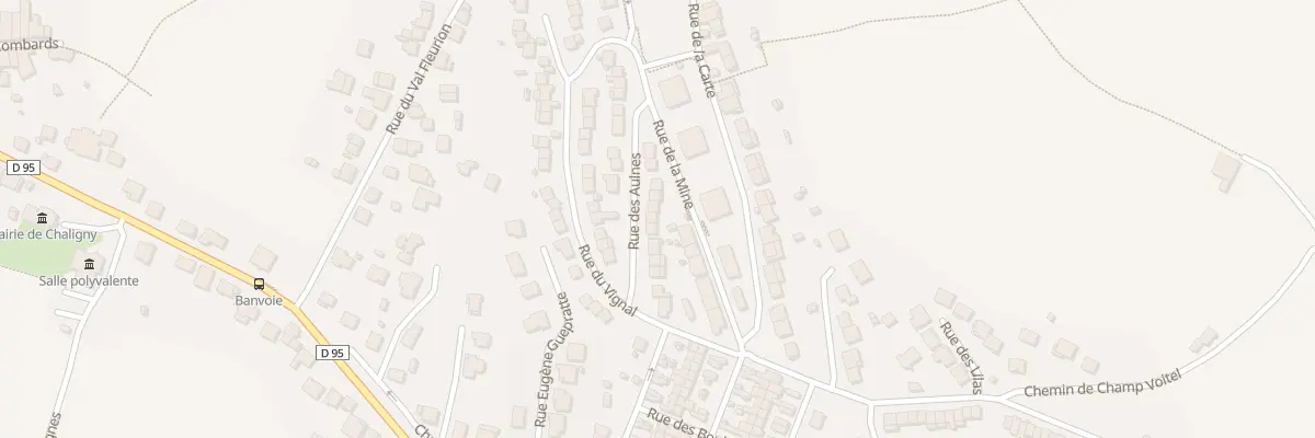 Plan du 14 Rue des Aulnes à Chaligny
