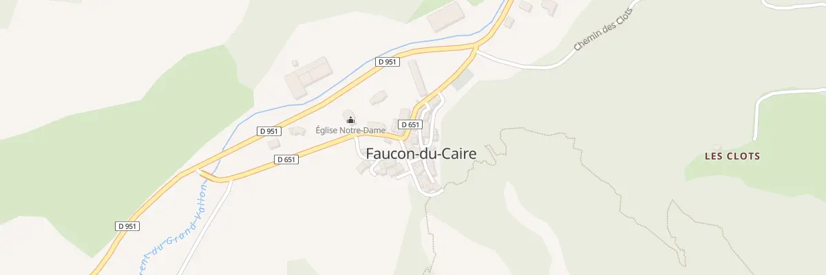 Plan du 87 Pl de la Mairie à Faucon-du-Caire