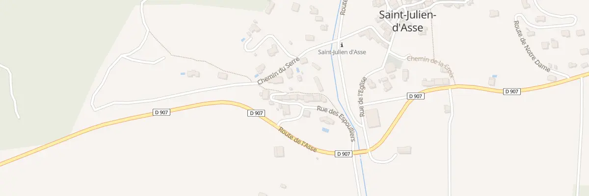 Plan du 10 Rue des Espoulliers à Saint-Julien-d’Asse