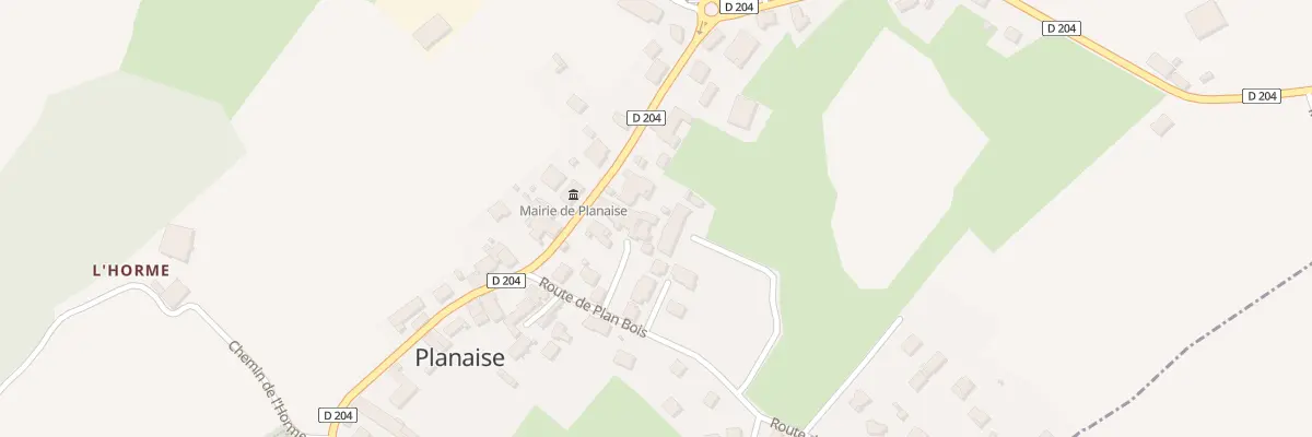 Plan du 1324 Rte des Allobroges à Planaise