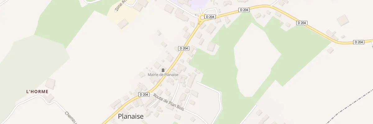 Plan du 1348 Rte des Allobroges à Planaise
