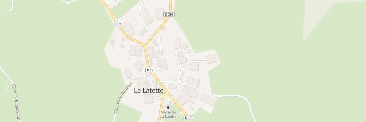 Plan du 5048 Quartier de la Mairie à La Latette