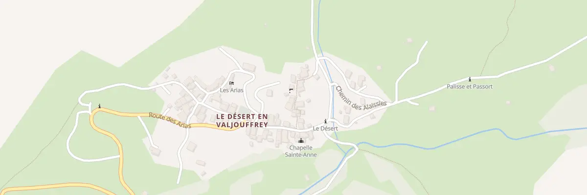 Plan du 5178 Le Désert à Valjouffrey