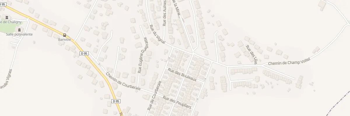 Plan du 70 Rue de Courberaie à Chaligny