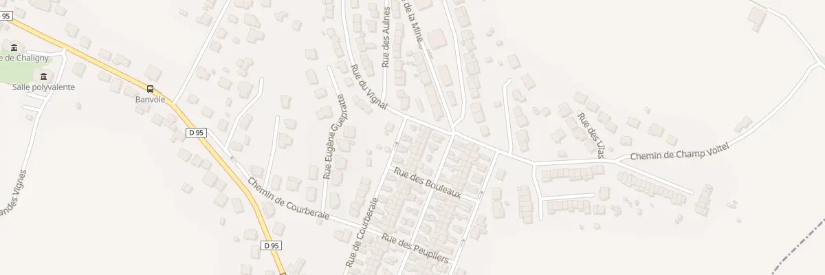 Plan du 72 Rue de Courberaie à Chaligny