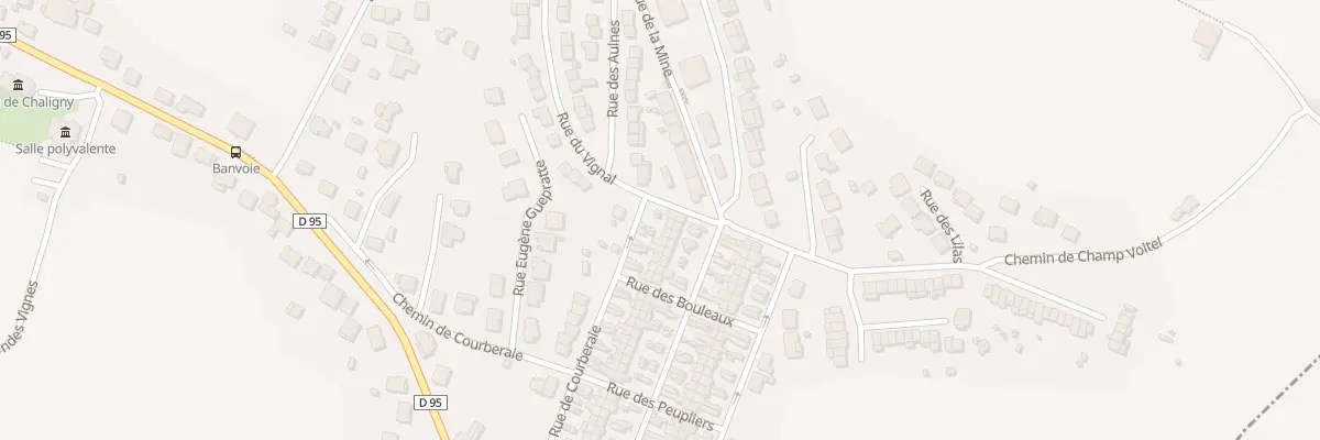 Plan du 74 Rue de Courberaie à Chaligny