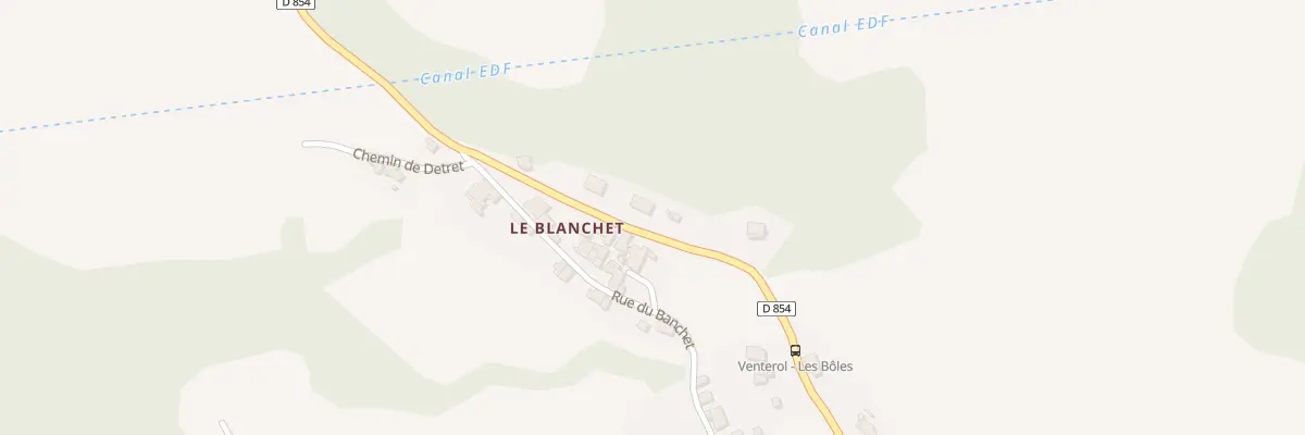 Plan du 7031 Hameau de Banchet à Venterol
