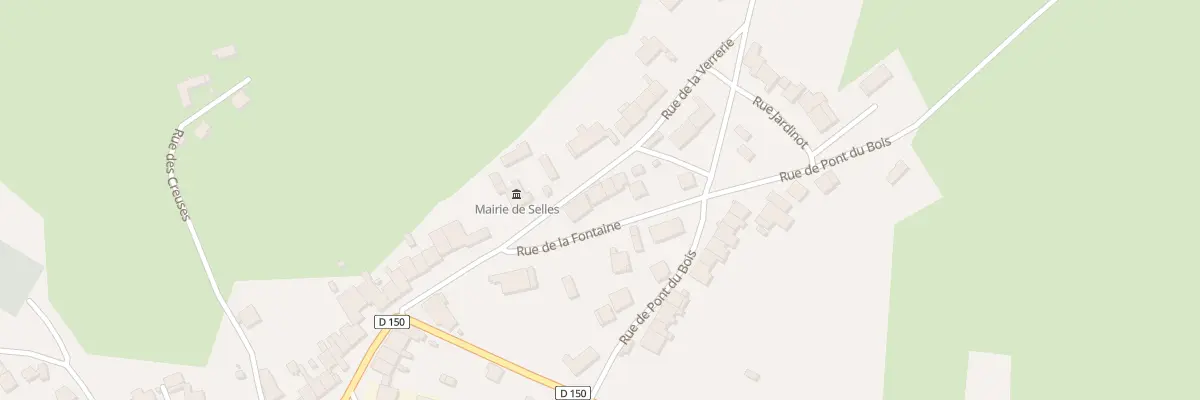Plan du 4 Rue de la Verrerie à Selles