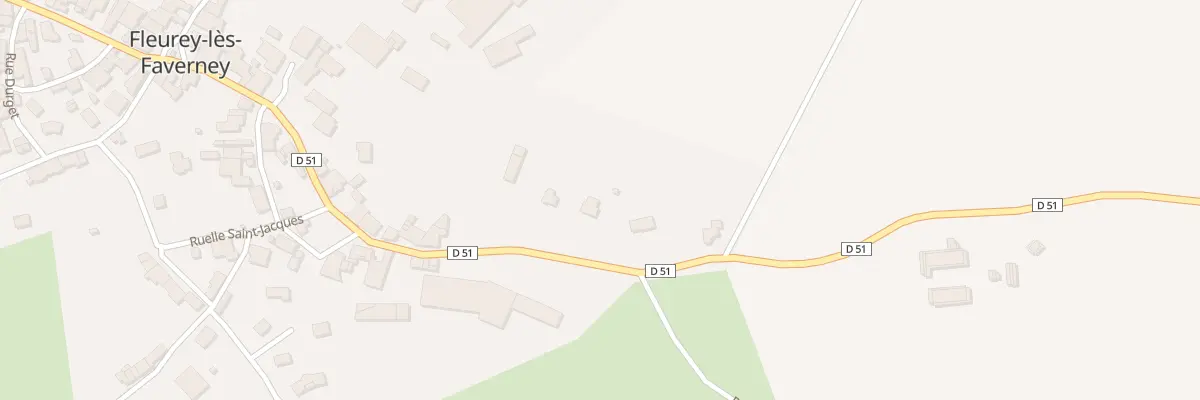 Plan du 43 Gr Grande Rue à Fleurey-lès-Faverney