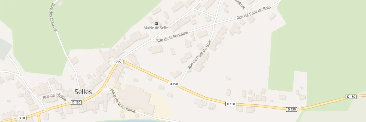 Plan du 3 Rue de Pont du Bois à Selles
