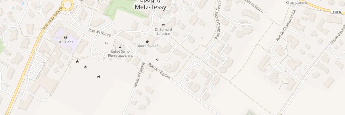 Plan du 74 Rue de la Prairie à Epagny Metz-Tessy
