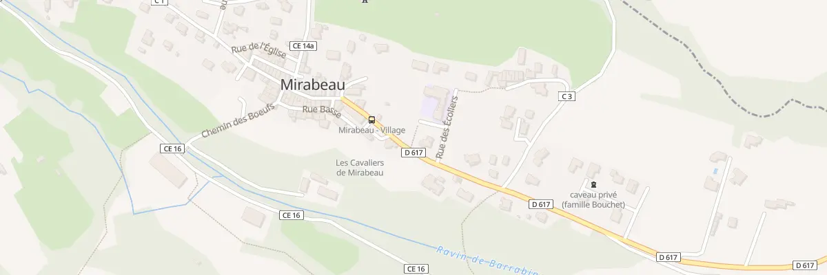 Plan du 7034 Les Barbarins à Mirabeau