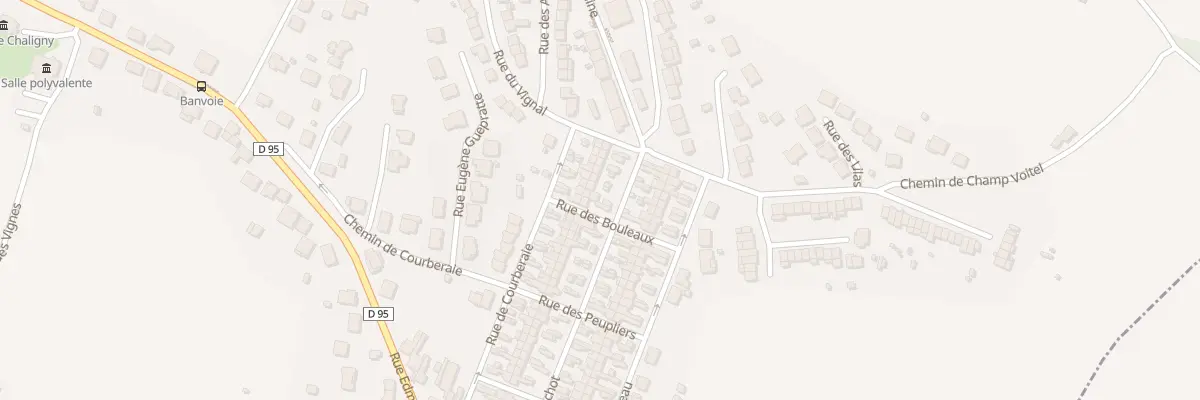 Plan du 63 Rue du Bouchot à Chaligny