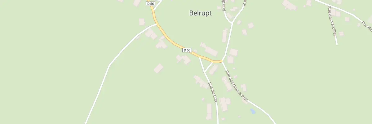 Plan du 1 Rue de Darney à Belrupt