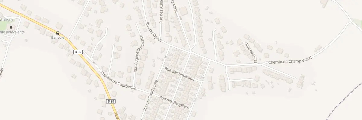 Plan du 69 Rue du Bouchot à Chaligny