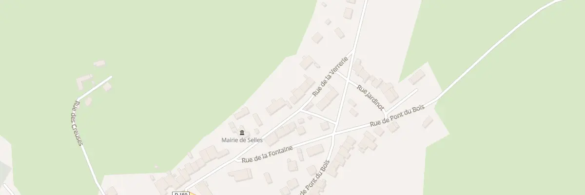 Plan du 21 Rue de la Verrerie à Selles