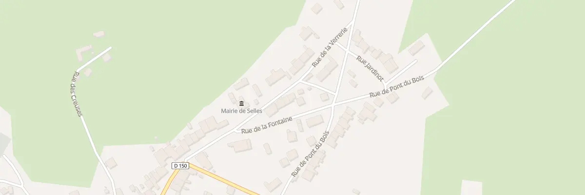 Plan du 8 Rue de la Verrerie à Selles