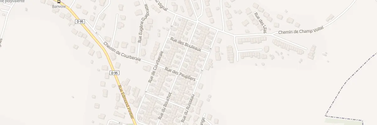 Plan du 86 Rue du Bouchot à Chaligny