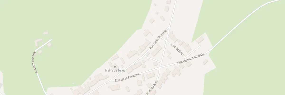 Plan du 23 Rue de la Verrerie à Selles