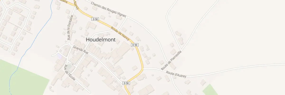 Plan du 10 Rte de Nancy à Houdelmont