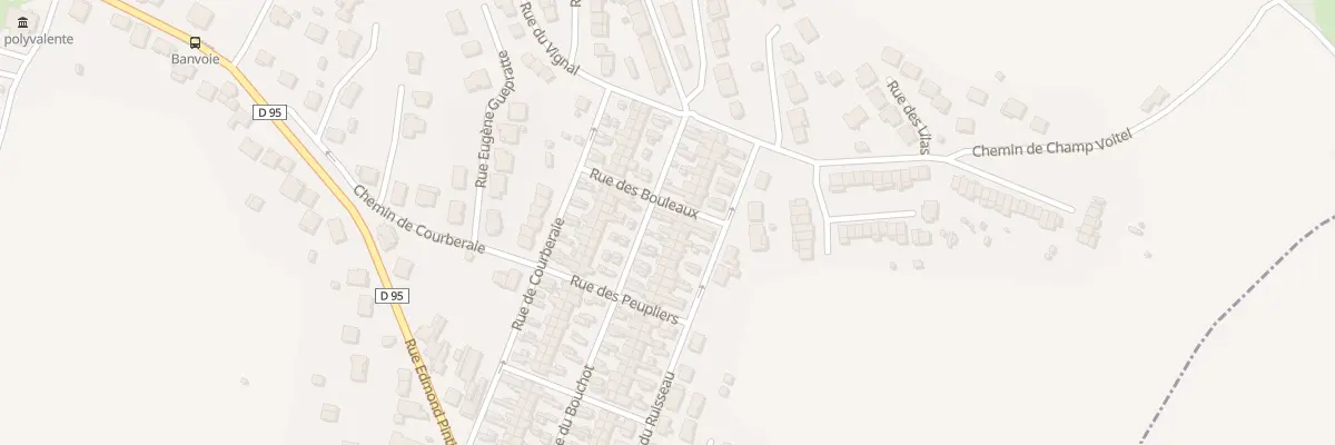 Plan du 94 Rue du Bouchot à Chaligny
