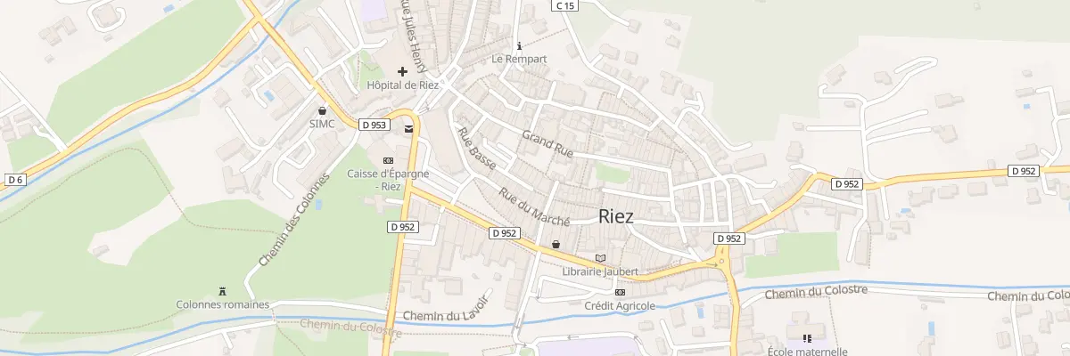 Plan du 21 Rue Basse à Riez